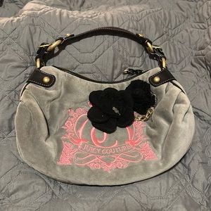Velour handbag, really good condition